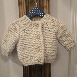 Huggalugs Hand-Knit Sweater Coat
